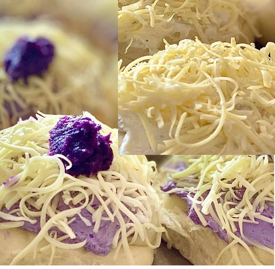 Ensaymada Ube Cheese & Vanilla Cheese 1 box (10pcs)